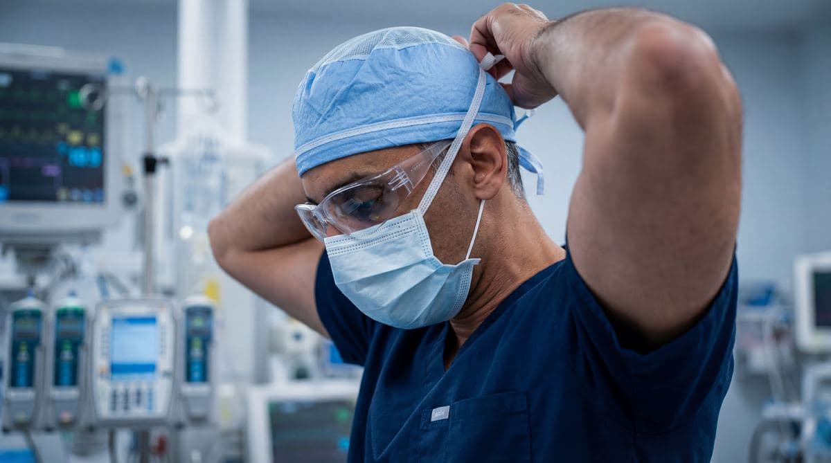 Dr. Sameh Elguizaoui performing orthopedic surgery